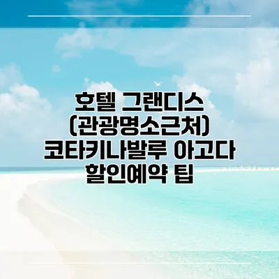 호텔 그랜디스 (관광명소근처) 코타키나발루 아고다 할인예약 팁