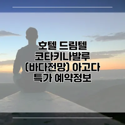 호텔 드림텔 코타키나발루 (바다전망) 아고다 특가 예약정보